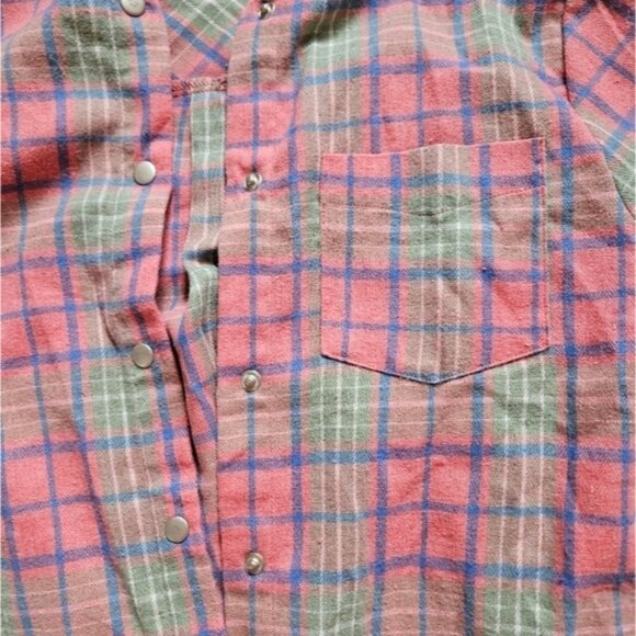 Bke Youth Flannel Buttonup L - Picture 3 of 5